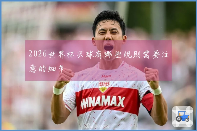 2026世界杯买球有哪些规则需要注意的细节